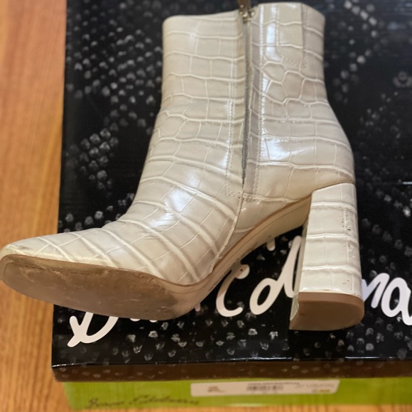 Sam Edelman ivory croc booties - Picture 5 of 10